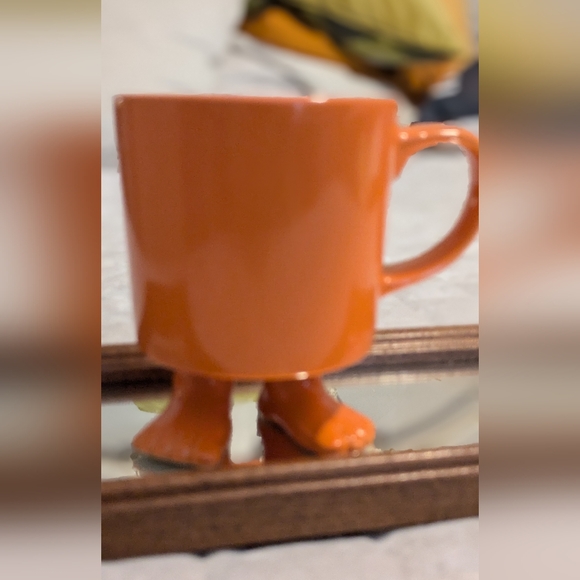 Dylan Kendall Ceramic Footed Mug  | Orange 🧡🍊 - Picture 7 of 9